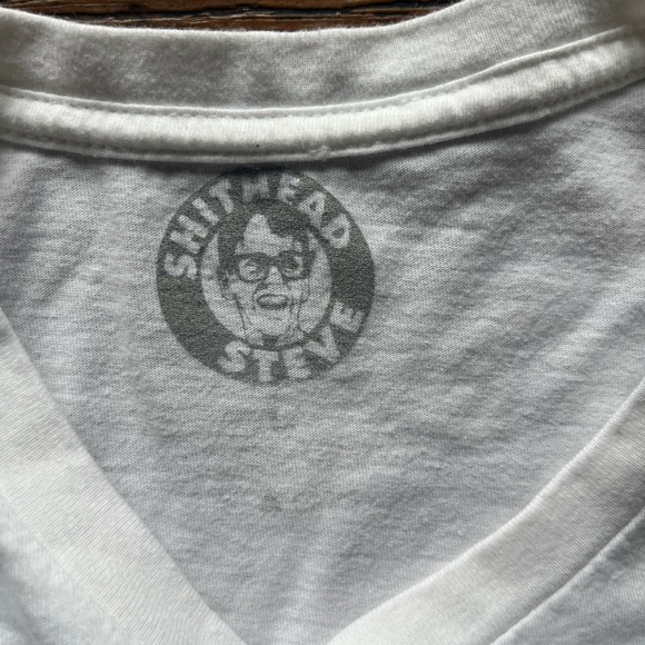 Men's Shithead Steve T-Shirt Black Spell-Out M 2A Compact EDC CC USA Gadsden - Picture 3 of 10